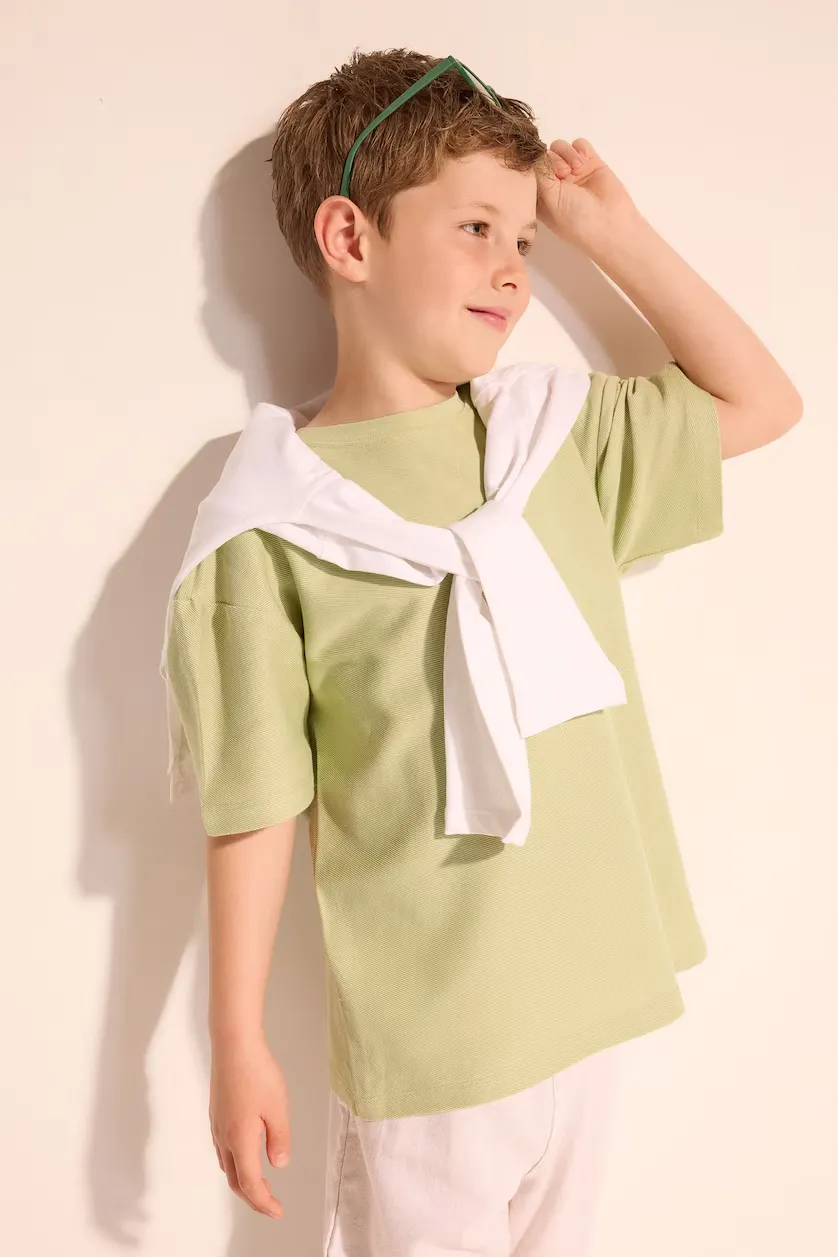 Green shirt