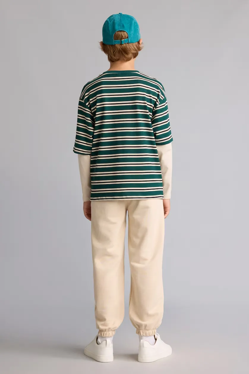 black line shirt