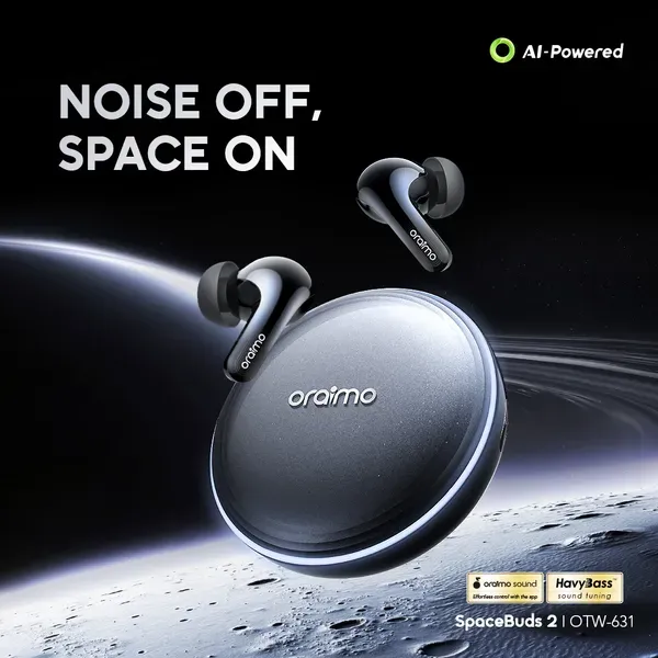 Oraimo Space Grey Earbuds