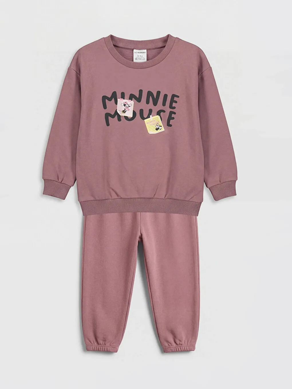 Girls Minnie Mouse Sweatshirt & Trackpants Set