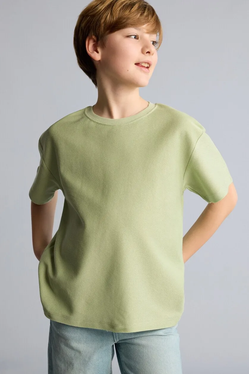 Green shirt